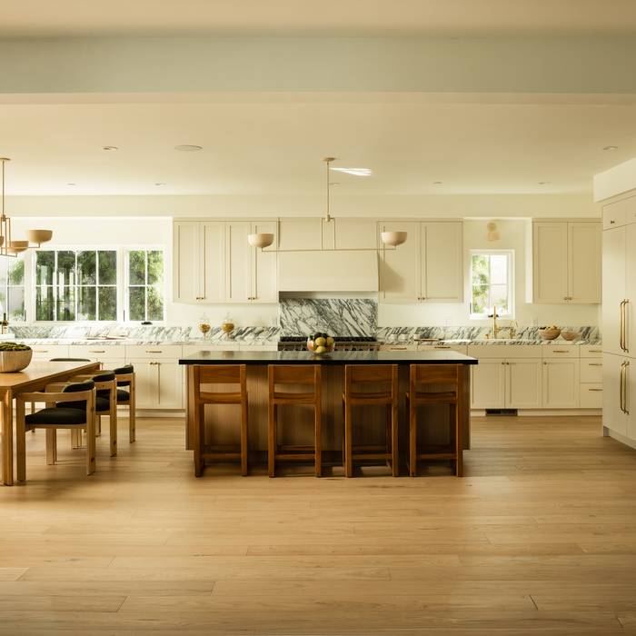 Wide oak kitchen from a StyleLab project